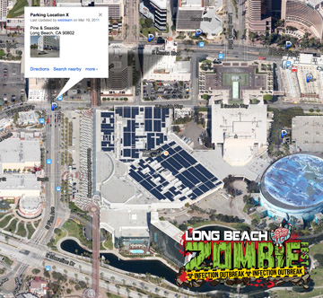 Long Beach Zombie Walk Parking Structure
