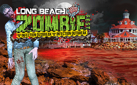 Long Beach Zombie Walk - Hordes of Zombies - Long Beach Zombie Fest