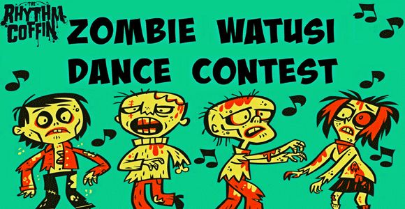 Rhythm Coffin Zombie Watusi Dance Contest Workshop